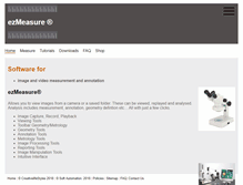 Tablet Screenshot of ezmeasure.com